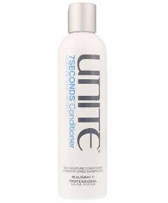 Unite Hair 7 Seconds Daily Moisture Conditioner bottle with pump, designed for hydrating and nourishing hair.