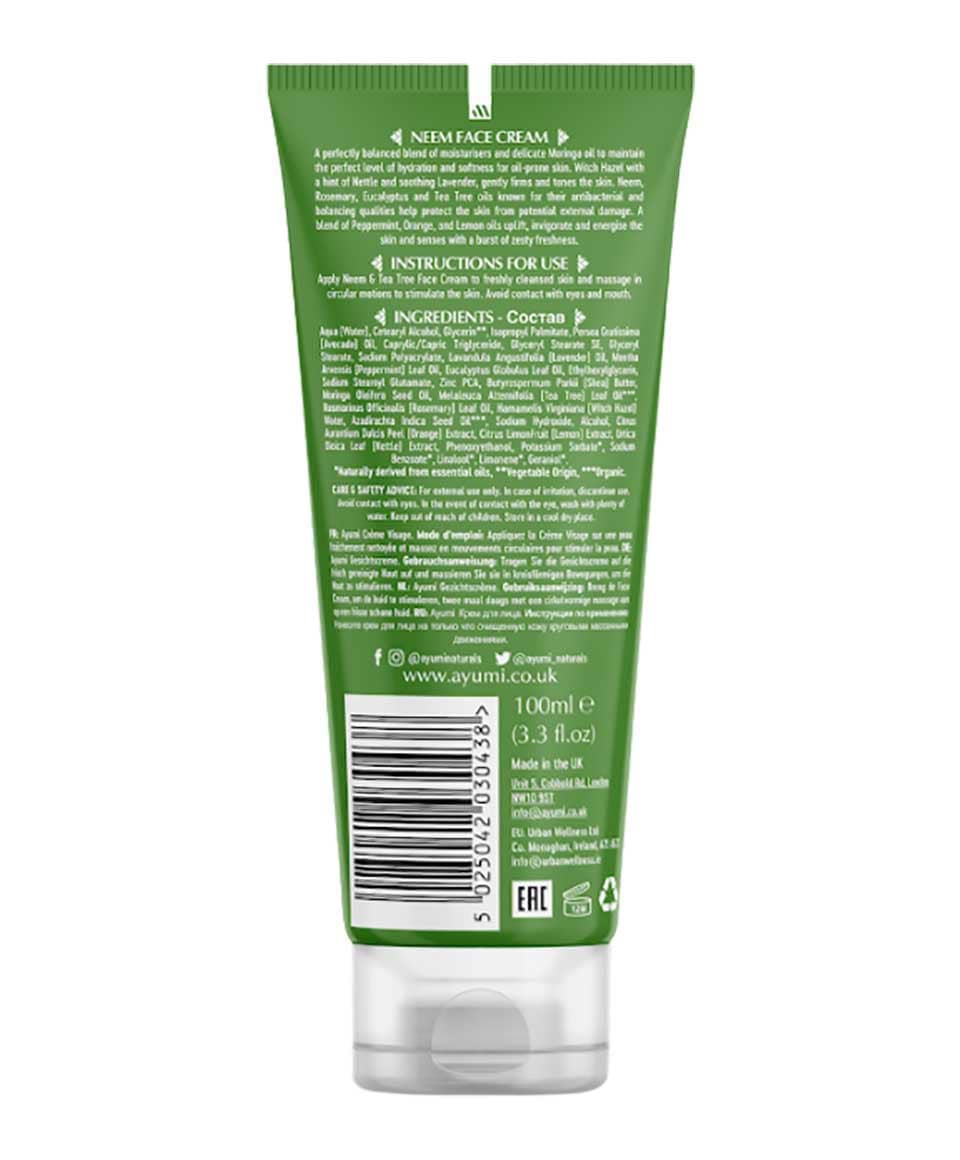 Ayumi Naturals Neem And Tea Tree Face Cream