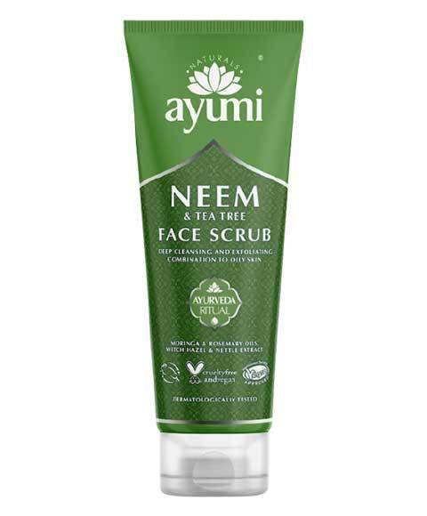 Ayumi Naturals Neem And Tea Tree Face Scrub
