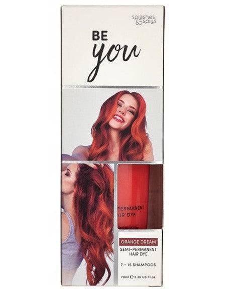 Teinture capillaire semi-permanente Be You Orange Dream