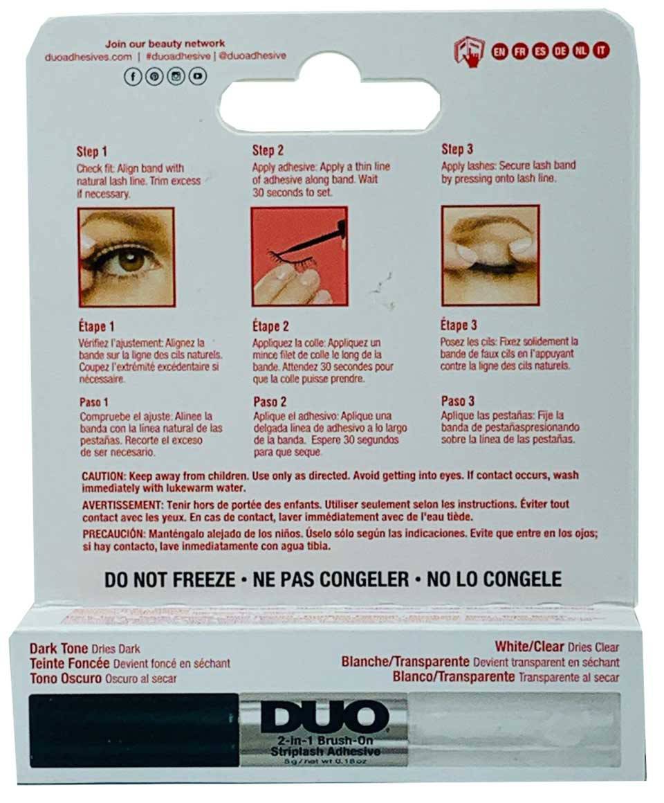 Colle pour faux cils DUO 2 en 1