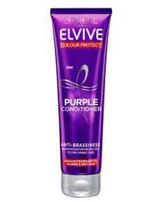 Après-shampoing violet Elvive Colour Protect