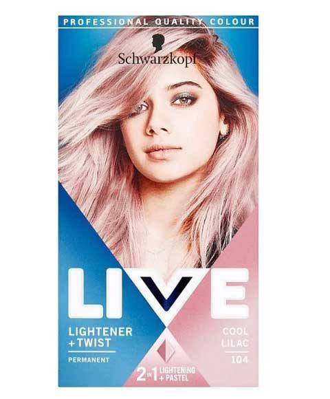Live Lightener Plus Twist Permanent Colour 104 Cool Lilac