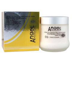 Angel Nourishing Leave-In Cream for hair treatment by Angel En Provence, showing a creamy hair care product in a jar.