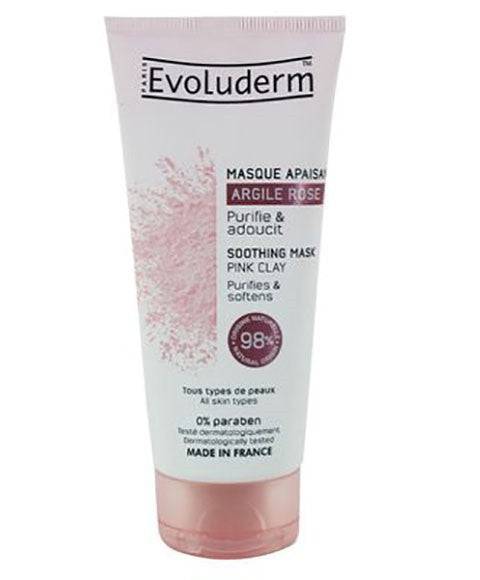 Beruhigende Maske aus rosa Tonerde