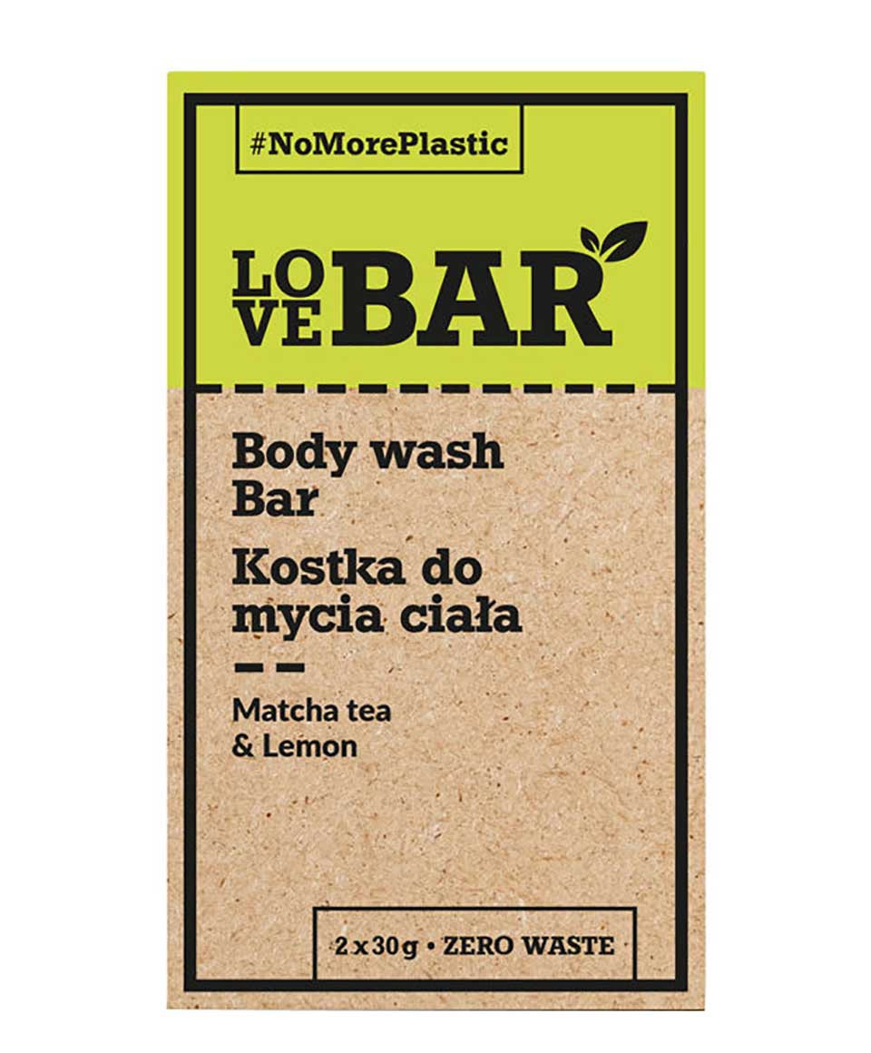 Body Wash Bar With Matcha Tea And Lemon
