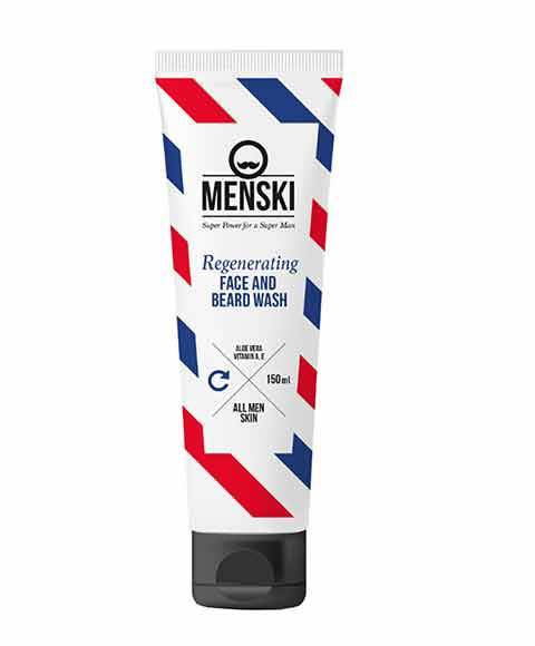 Gel nettoyant régénérant pour le visage et la barbe