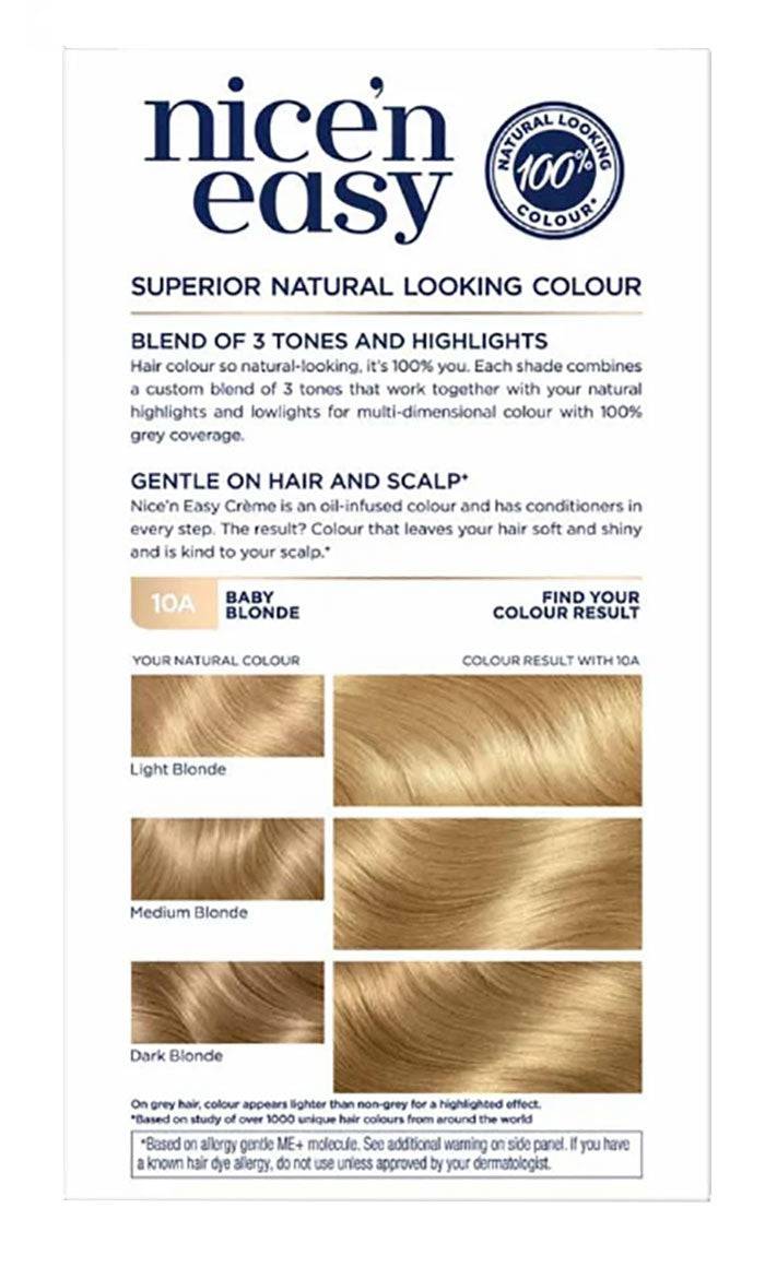 Nice N Easy Crème Coloration Permanente 10A Blond Bébé