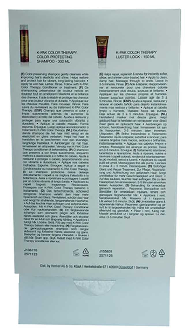 K Pak Color Therapy Color Shampoo And Luster Lock Gift Set