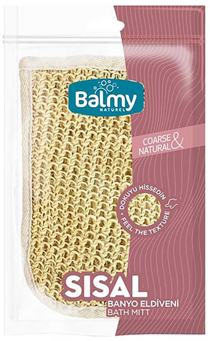 Grober und natürlicher Sisal-Badehandschuh