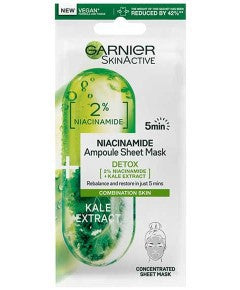 Skin Active Niacinamid Ampullen-Tuchmaske