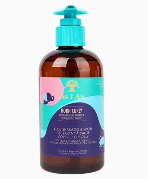 Born Curly Aloe Shampoo And Wash