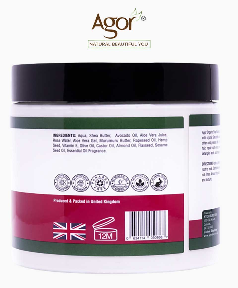 Bio-Leave-in-Conditioner mit Sheabutter und Avocadoöl