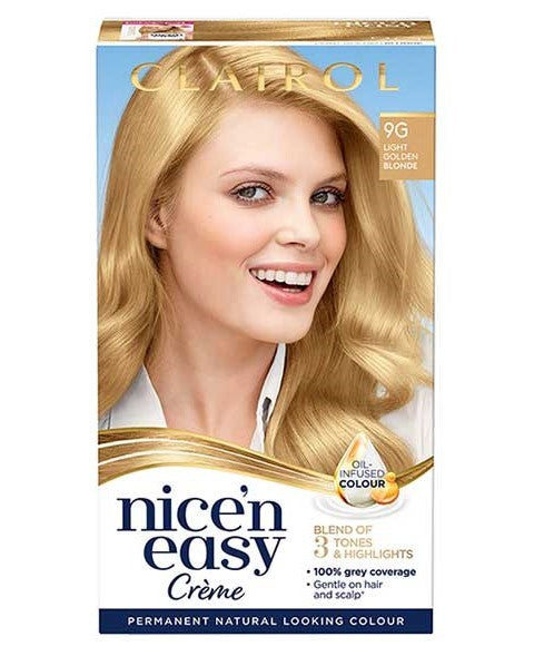 Nice N Easy Creme Permanent Color 9G Light Golden Blonde