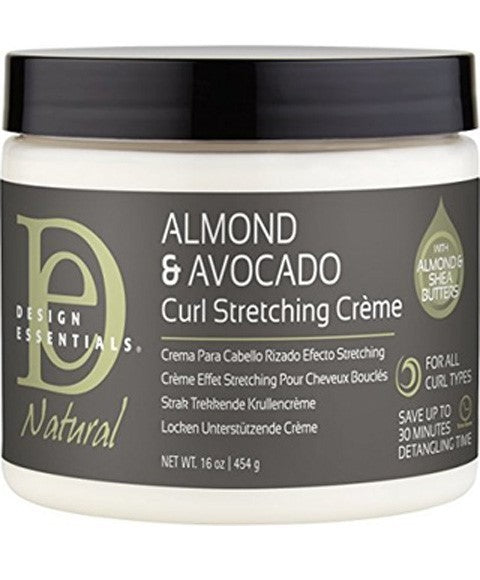 Design Essentials Natural Almond And Avocado Curl Stretching Creme
