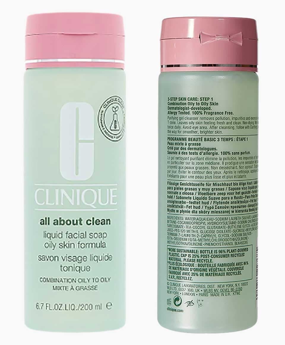 Savon liquide pour le visage Clinique All About Clean
