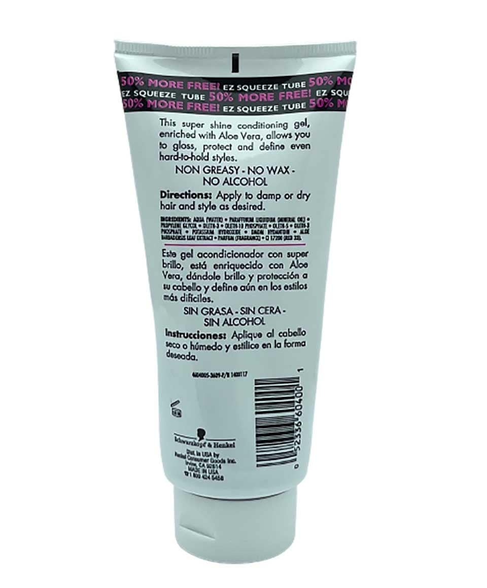 Schwarzkopf Smooth N Shine Conditioning Gel tube, a hair conditioner product with a sleek packaging design.