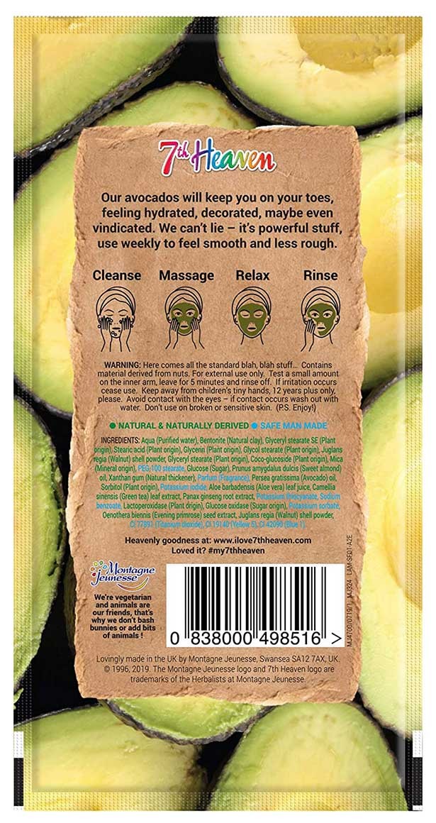 7Th Heaven Superfood Avocado Clay Mask