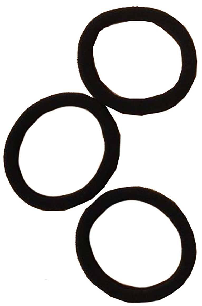 Jersey-Gummibänder Schwarz 6791