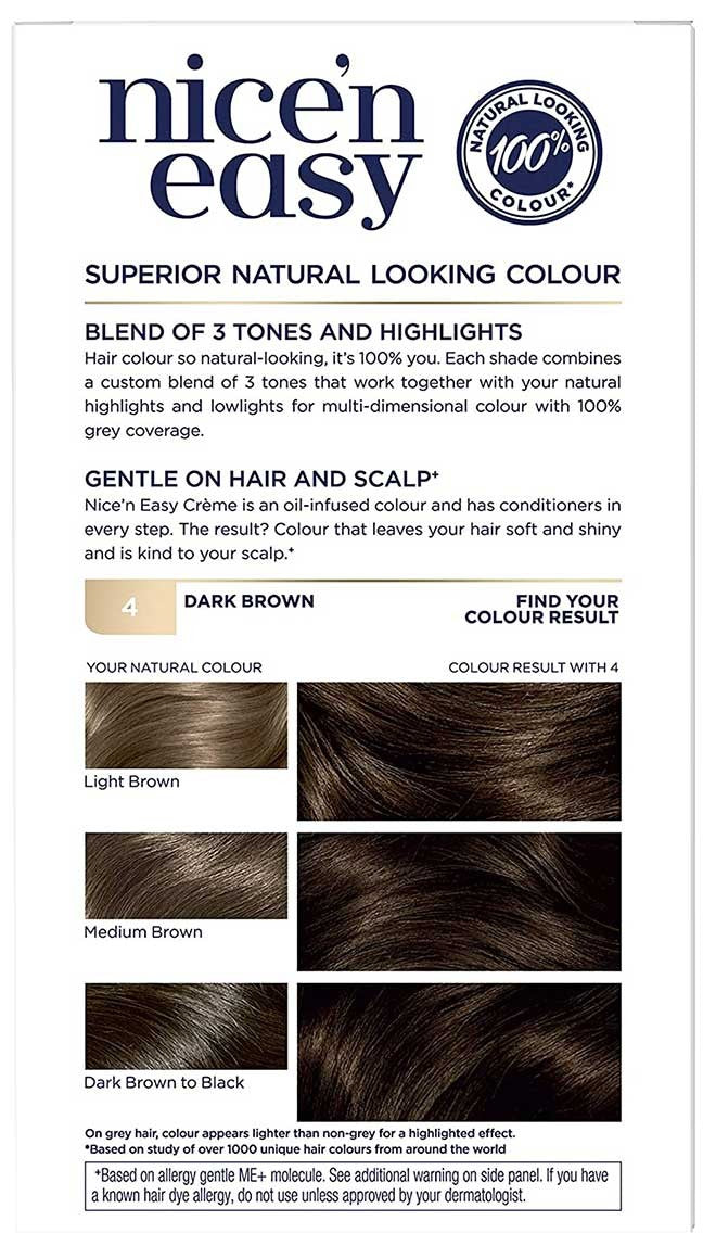 Nice N Easy Creme Permanent Color 4 Dark Brown