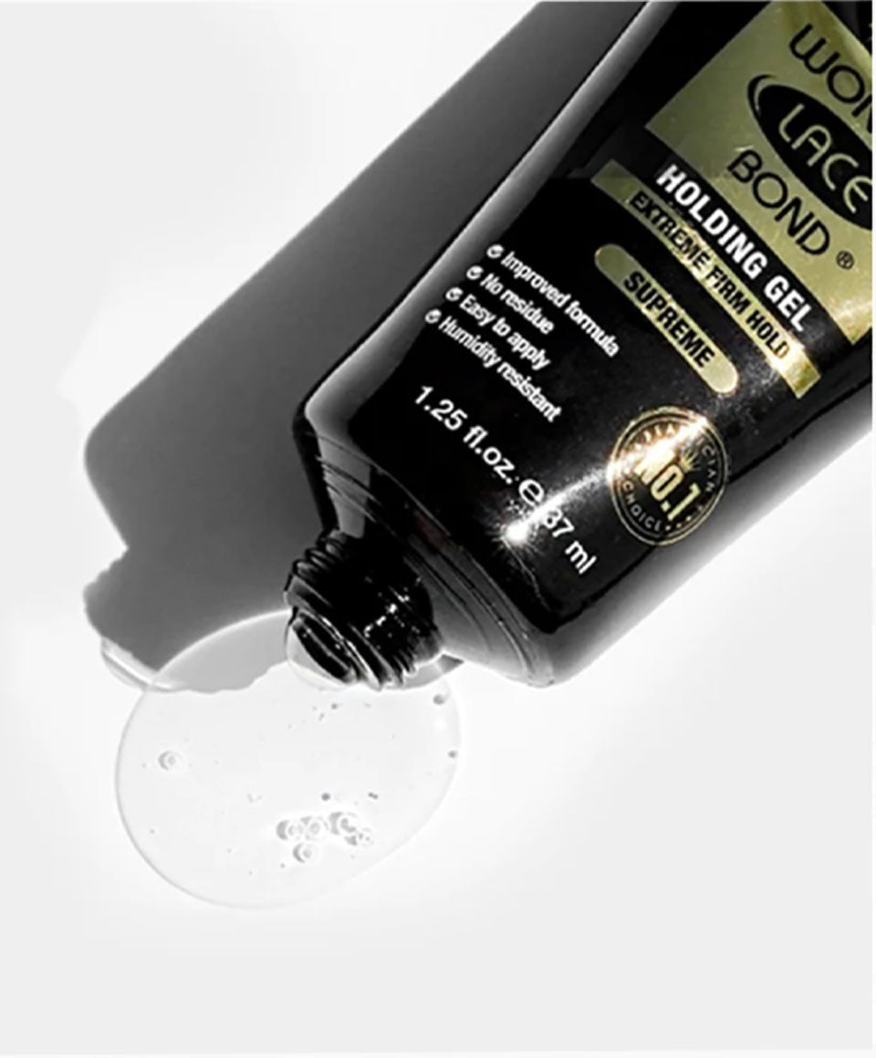 Wonder Lace Bond Holding Gel Extreme Firm Hold Active Black