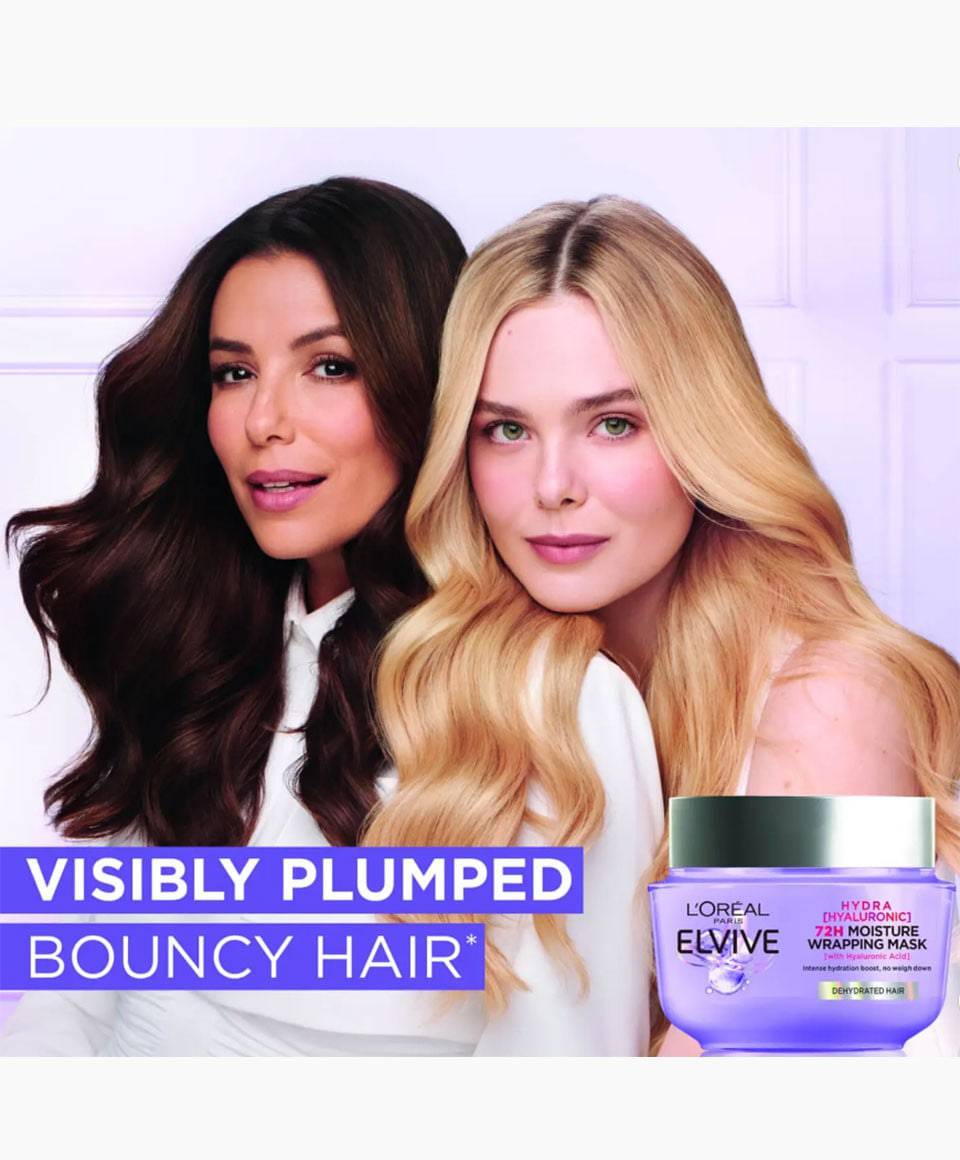 Masque hydratant enveloppant Elvive Hydra Hyaluronic 72H