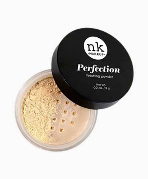 NICKA K NEWYORK NK Perfection Finishing Powder NFP02 Medium for face makeup, smooth matte finish, finely milled powder in a compact.