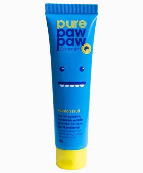 Pure Paw Paw Passion Fruit Lip Care ointment tube with bright packaging, designed to nourish and hydrate lips naturally.