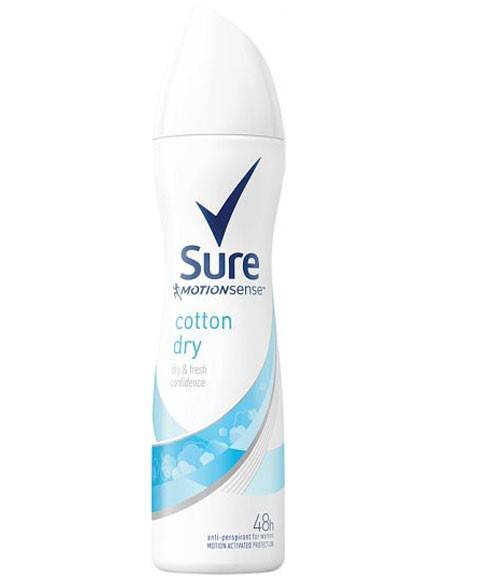 Motionsense Women Cotton Dry 48H Anti Perspirant Deodorant Spray