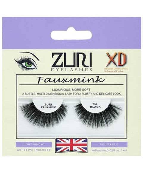 Zuri Fauxmink Eyelashes 799 Black
