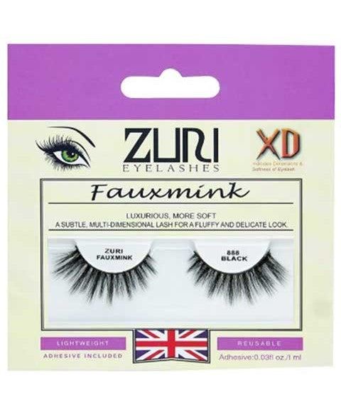 Zuri Fauxmink Eyelashes 888 Black