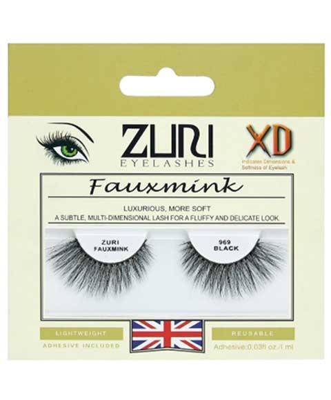 Zuri Fauxmink Eyelashes 969 Black