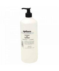 PBS Beauty Option Essence Coconut Oil Shampoo bottle with label, showcasing the shampoo&