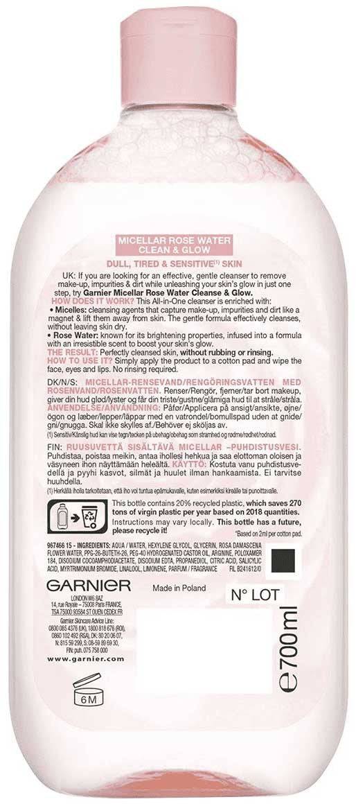 Skin Active Micellar Rose Water Cleanser