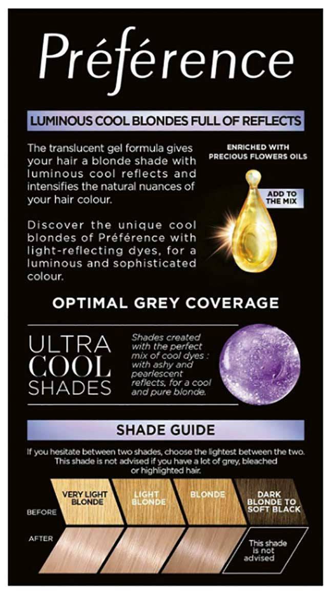 Preference Luminous Cool Blondes 9.12 Very Light Ash