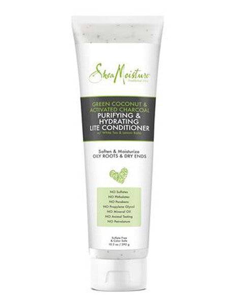 Green Coconut And Activated Charcoal Purifying And Hydrating Lite Conditioner