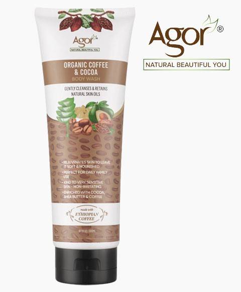 Gel douche bio Agor au café et au cacao