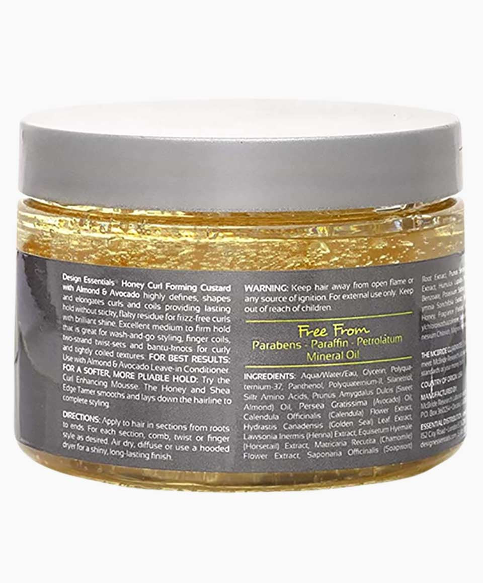Natural Honey Curl Forming Custard With Almond And Avocado