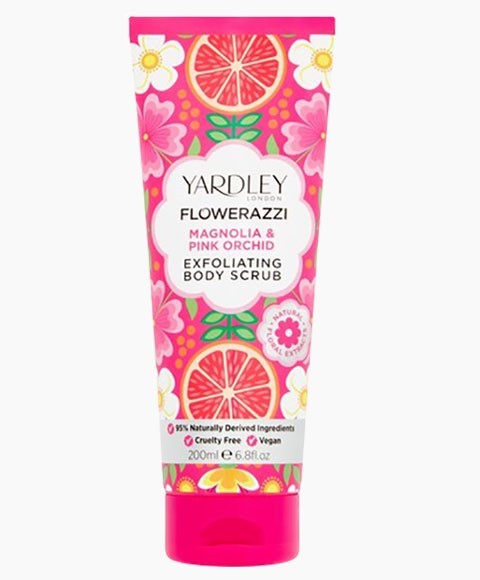 Flowerazzi Magnolia & Pink Orchid Exfoliating Body Scrub