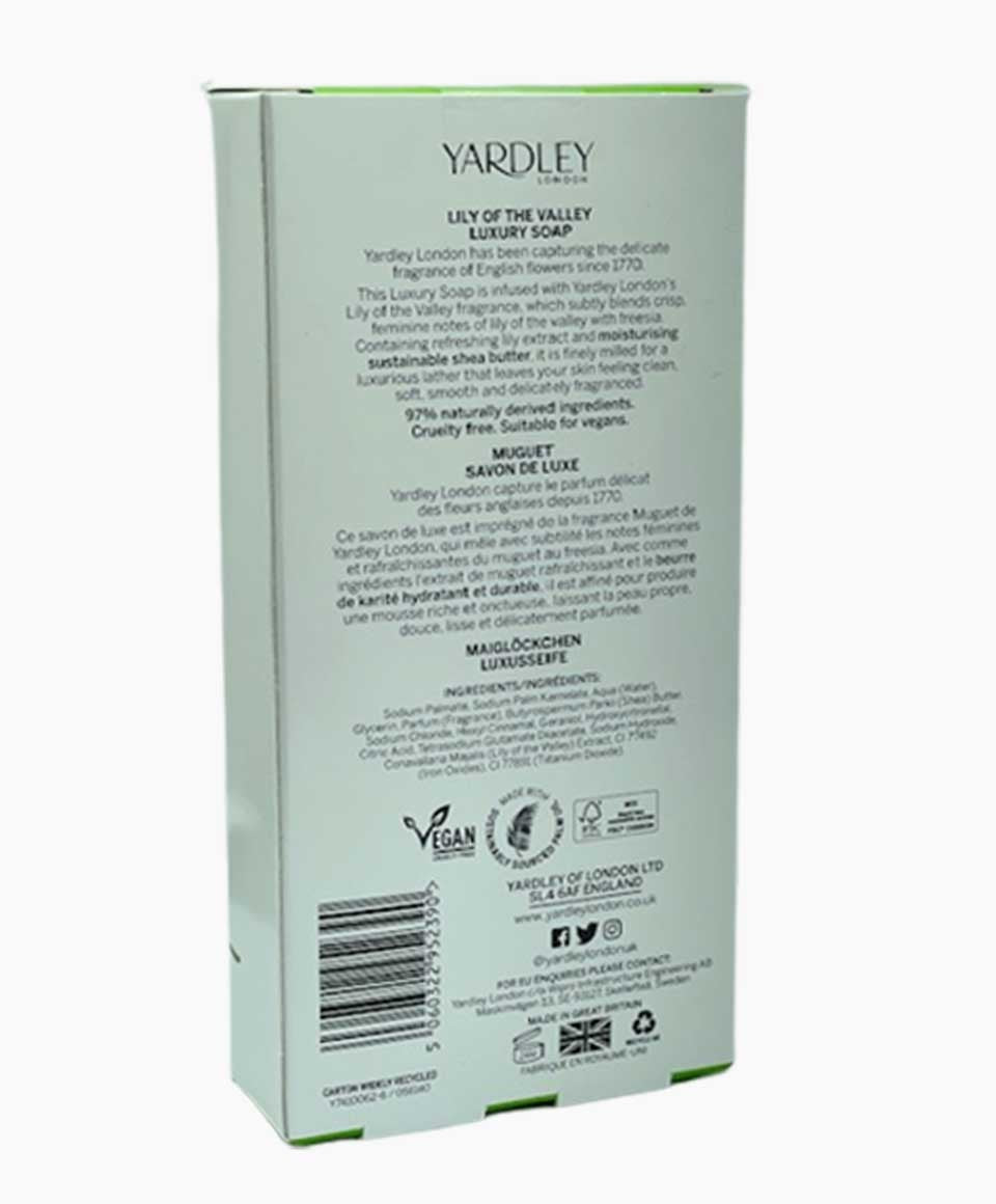 Yardley Lily Of The Valley Luxury Soap