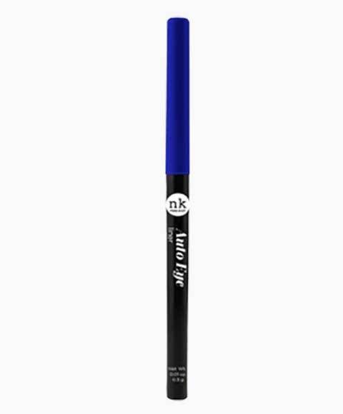 NICKA K NEWYORK NK Auto Eye Liner AA28 True Blue eye makeup pencil with vibrant blue color and sleek black packaging.