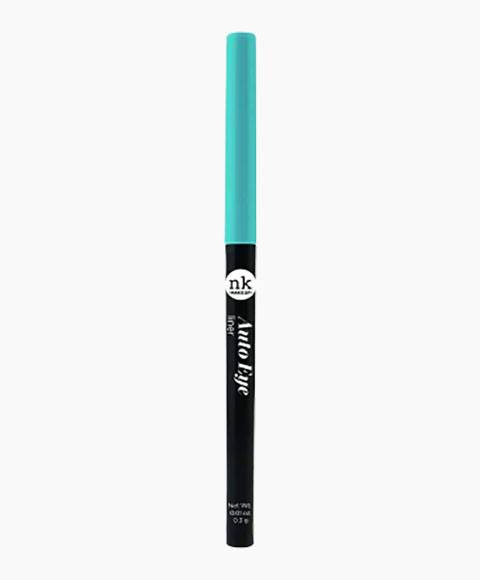 NICKA K NEWYORK NK Auto Eye Liner AA26 Deep Sky Blue eye makeup pencil with vibrant blue color and smooth application.