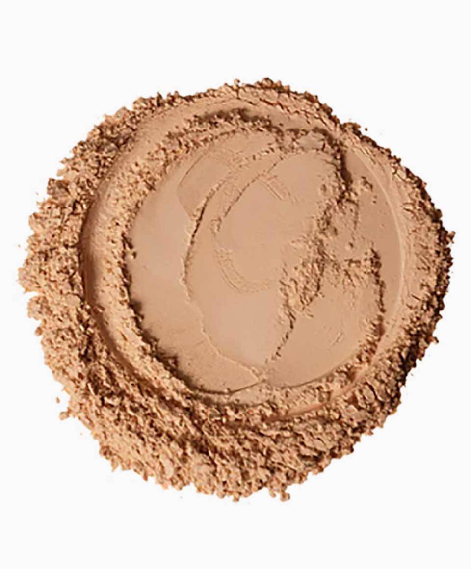 NICKA K NEWYORK NK Perfection Pressed Powder FPPF04 Chestnut for face makeup, showing the compact pressed powder with chestnut shade.