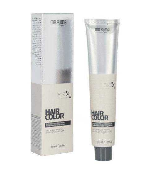 Vitalfarco Maxima Professional Plex Hair Coloring Cream in a tube, designed for hair coloring and bleaching.