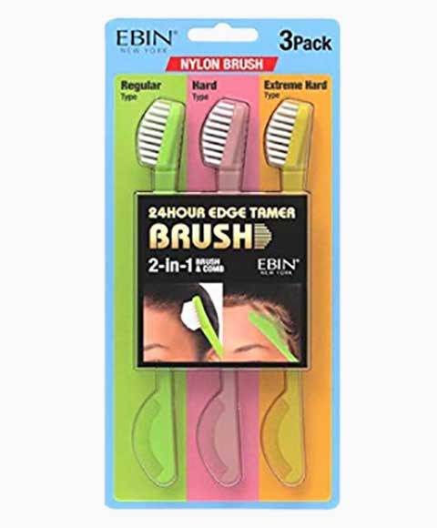 24 Hour Edge Tamer 2 In 1 Nylon Brush & Comb