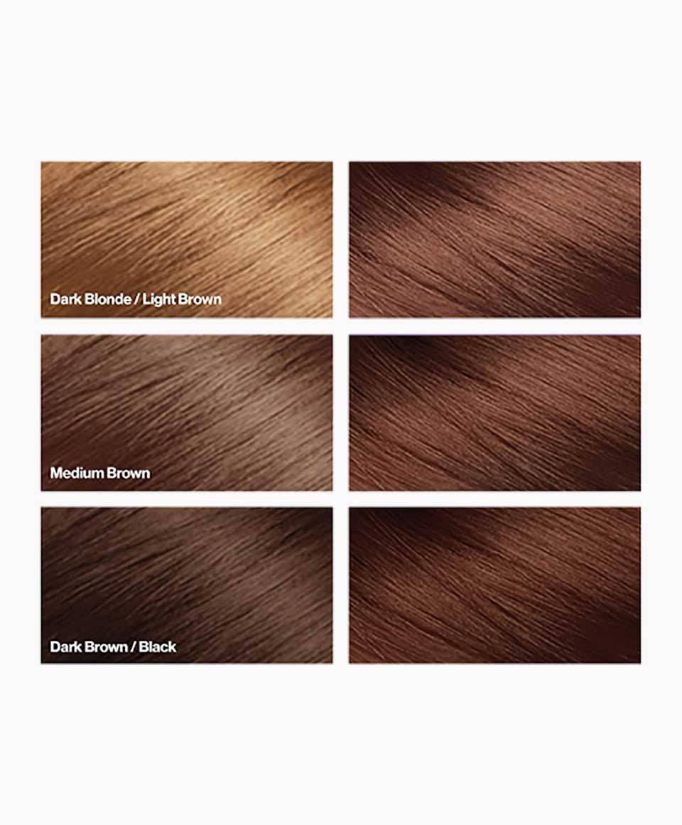 Revlon Colorsilk Beautiful Color permanent hair dye in 44 Medium Reddish Brown, showing the vibrant hair color shade.