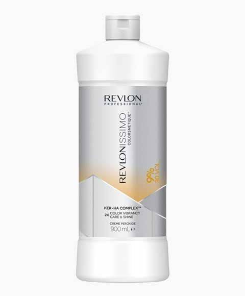 Revlon Revlonissimo Colorsmetique Ker Ha Complex Creme Peroxide 9% 30 Vol for hair coloring and bleaching.