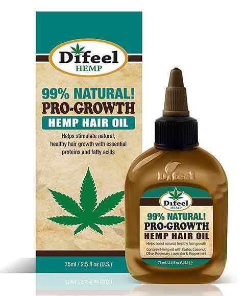Difeel 99 Percent Natural Pro Growth Hemp Hair Oil