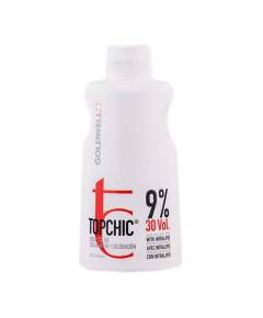 Goldwell Topchic permanent hair color cream developer lotion for hair coloring and bleaching.