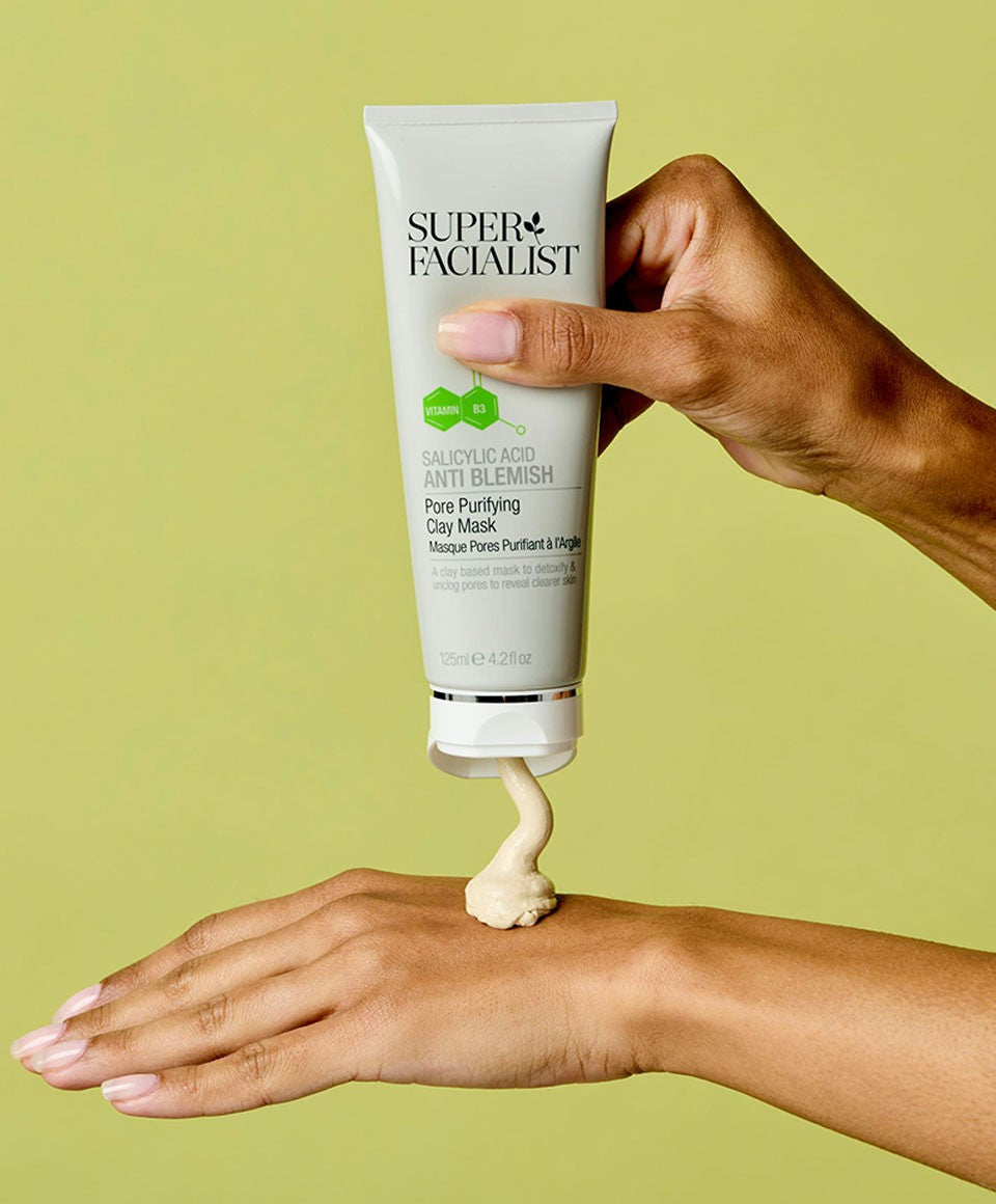 Super Facialist Salicylic Acid Anti Blemish Pore Purifying Clay Mask